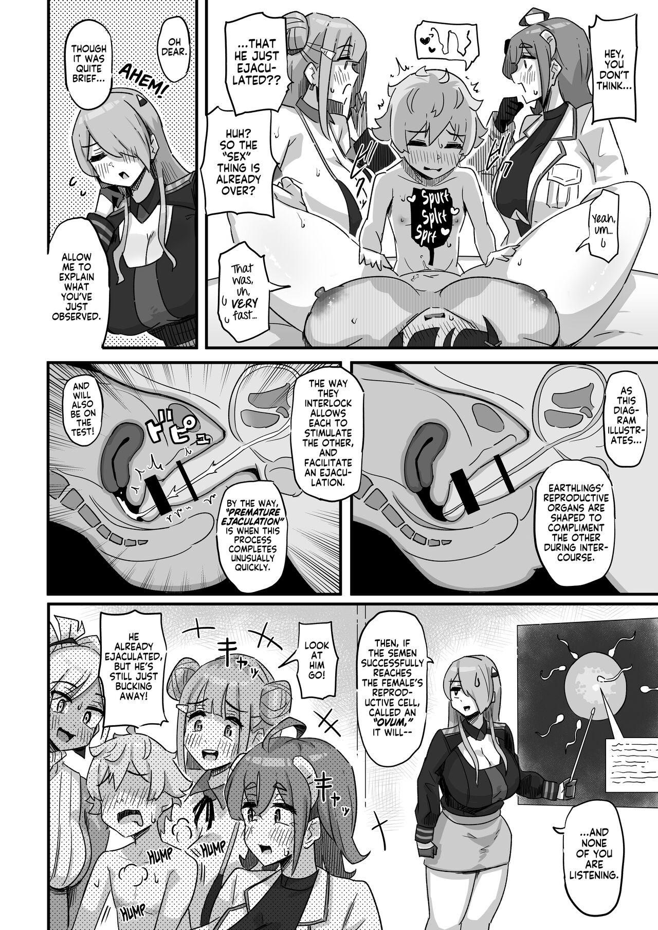 Kyou no Jugyou wa, Chikyuujin no Hanshoku Katsudou no Kansatsu desu - Page 19
