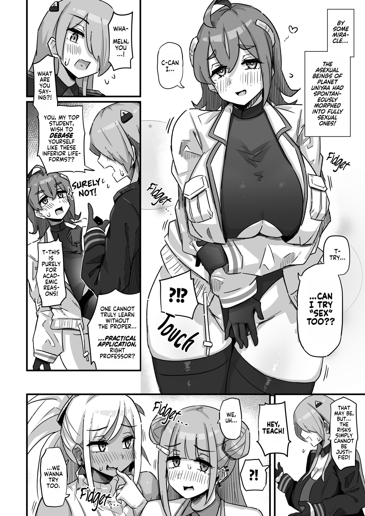 Kyou no Jugyou wa, Chikyuujin no Hanshoku Katsudou no Kansatsu desu - Page 27