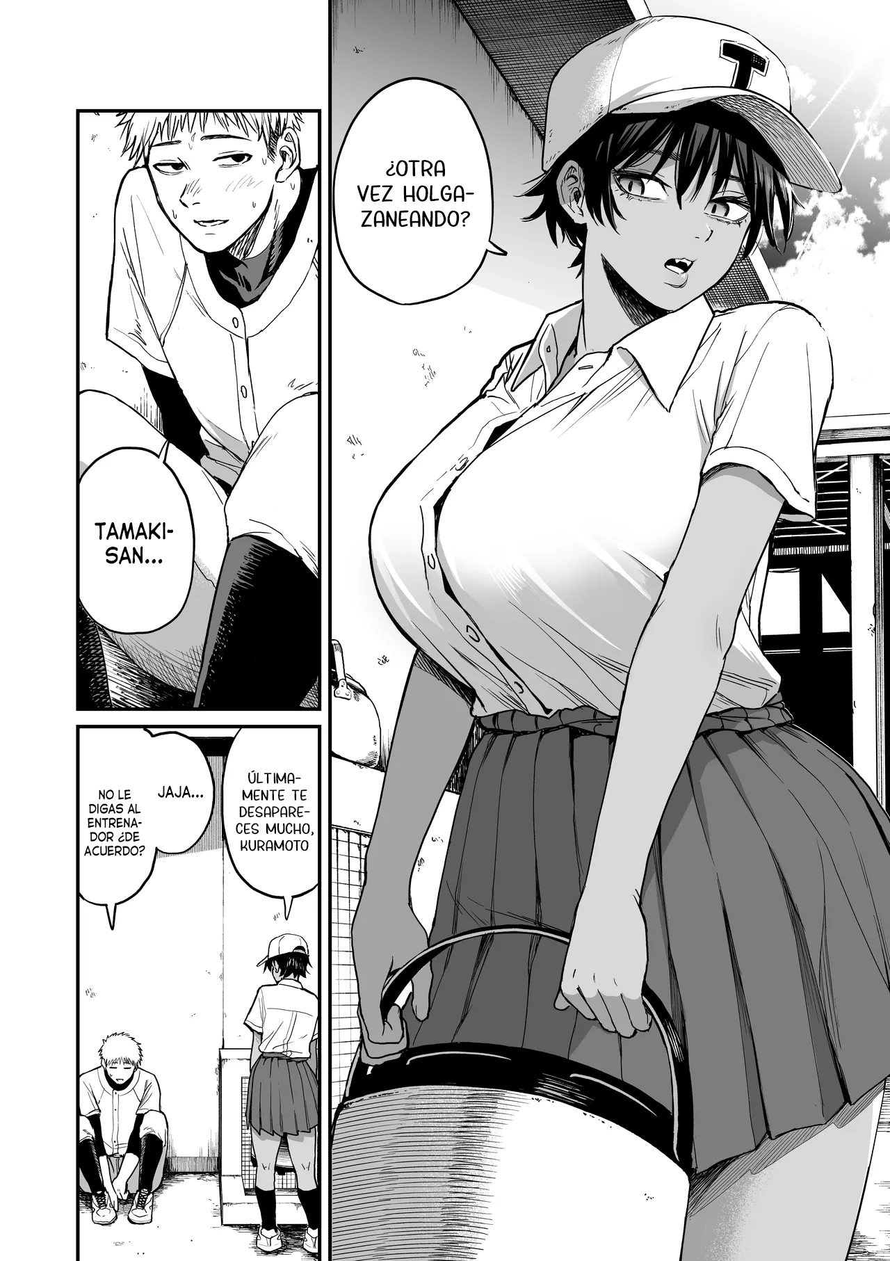 Kasshoku Buaisou Yakyuu-bu Manager no Yowami Nigitta - Page 3