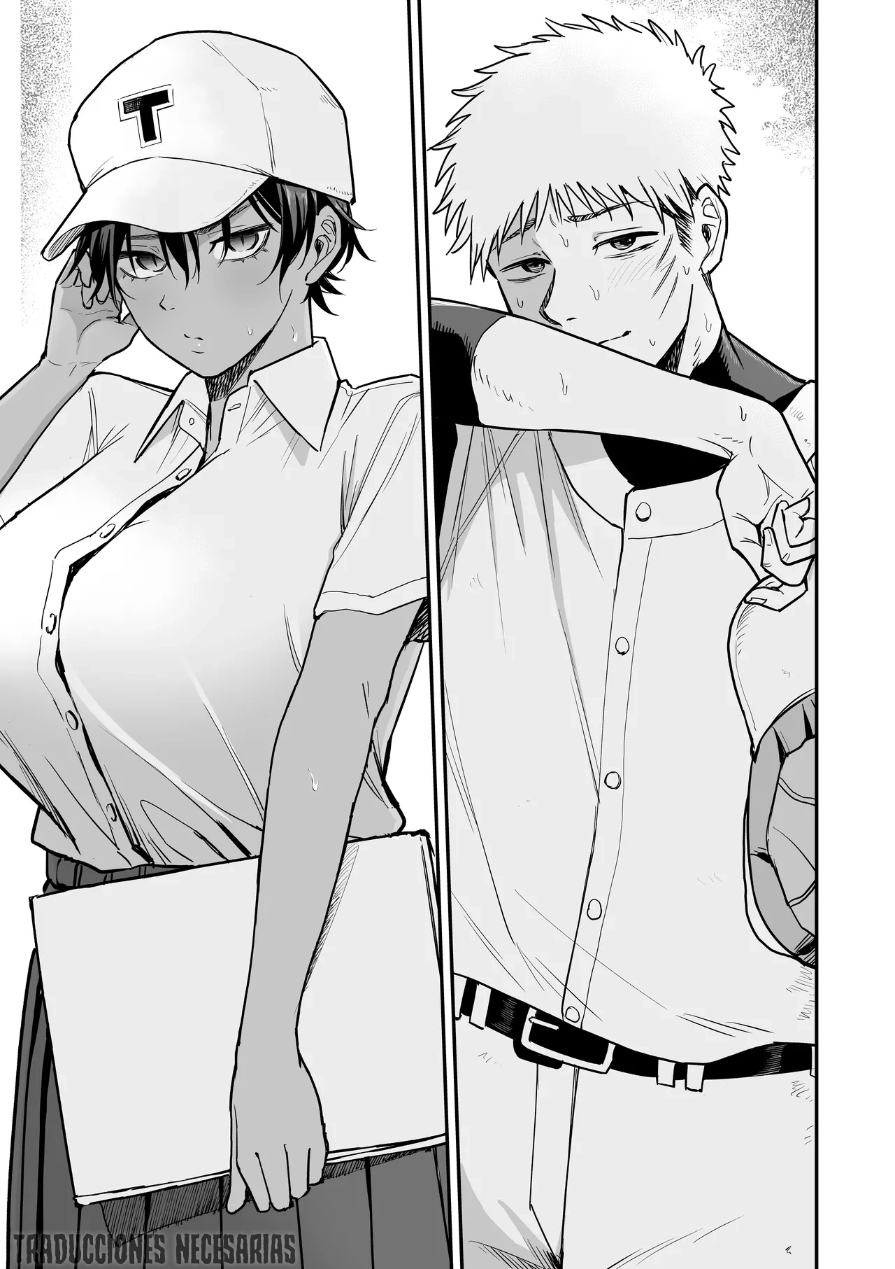 Kasshoku Buaisou Yakyuu-bu Manager no Yowami Nigitta - Page 54