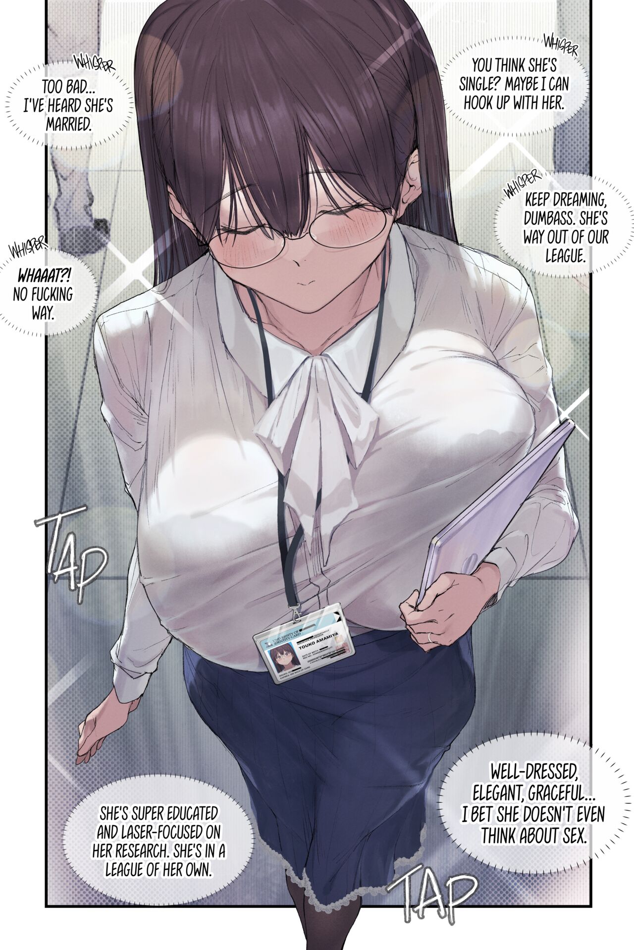 Intelli Hitozuma Amamiya Touko Sensei no Hatsujou - Page 4