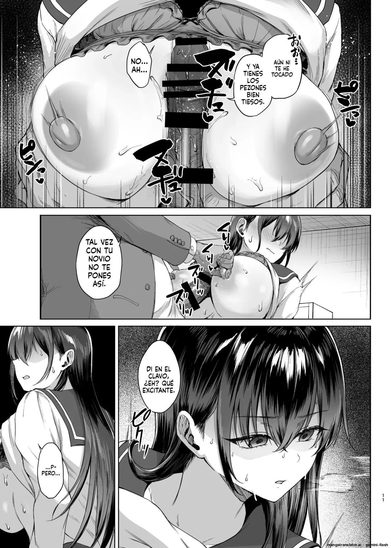 Bakunyuu Yuutousei ni Hitsuyou na Chinpo no Obenkyou Chuuhen - Page 10