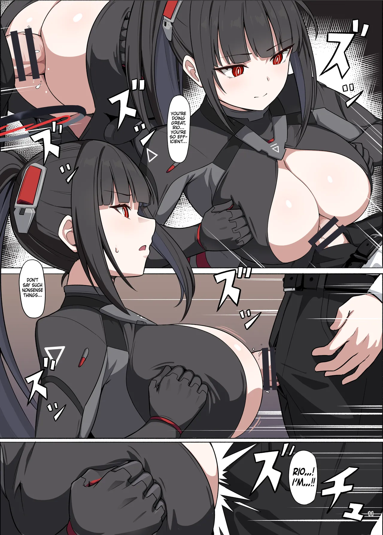 Rinsen Rio Icha Love Ero Goudou “Sono Suit de Rinsen wa Muri Desho” - Page 13