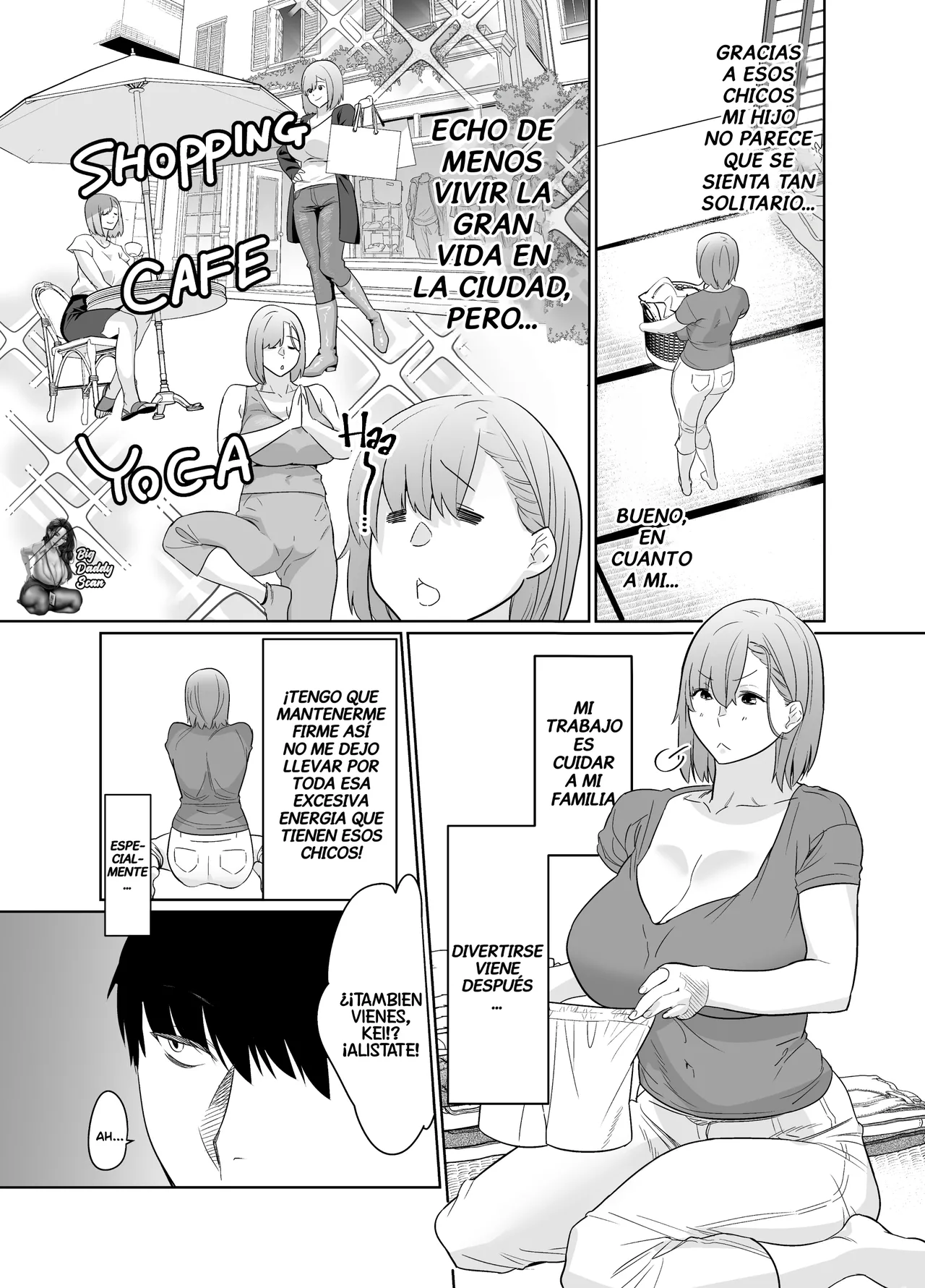 Natsu, Inaka. Tomodachi no Hahaoya to Amaku Tokeyuku Atsui Sex - Page 5