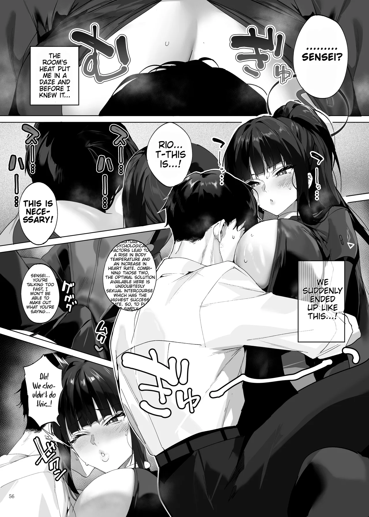 Rinsen Rio Icha Love Ero Goudou “Sono Suit de Rinsen wa Muri Desho” - Page 58