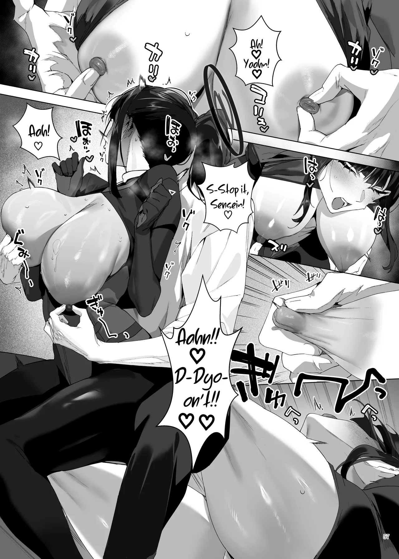 Rinsen Rio Icha Love Ero Goudou “Sono Suit de Rinsen wa Muri Desho” - Page 59