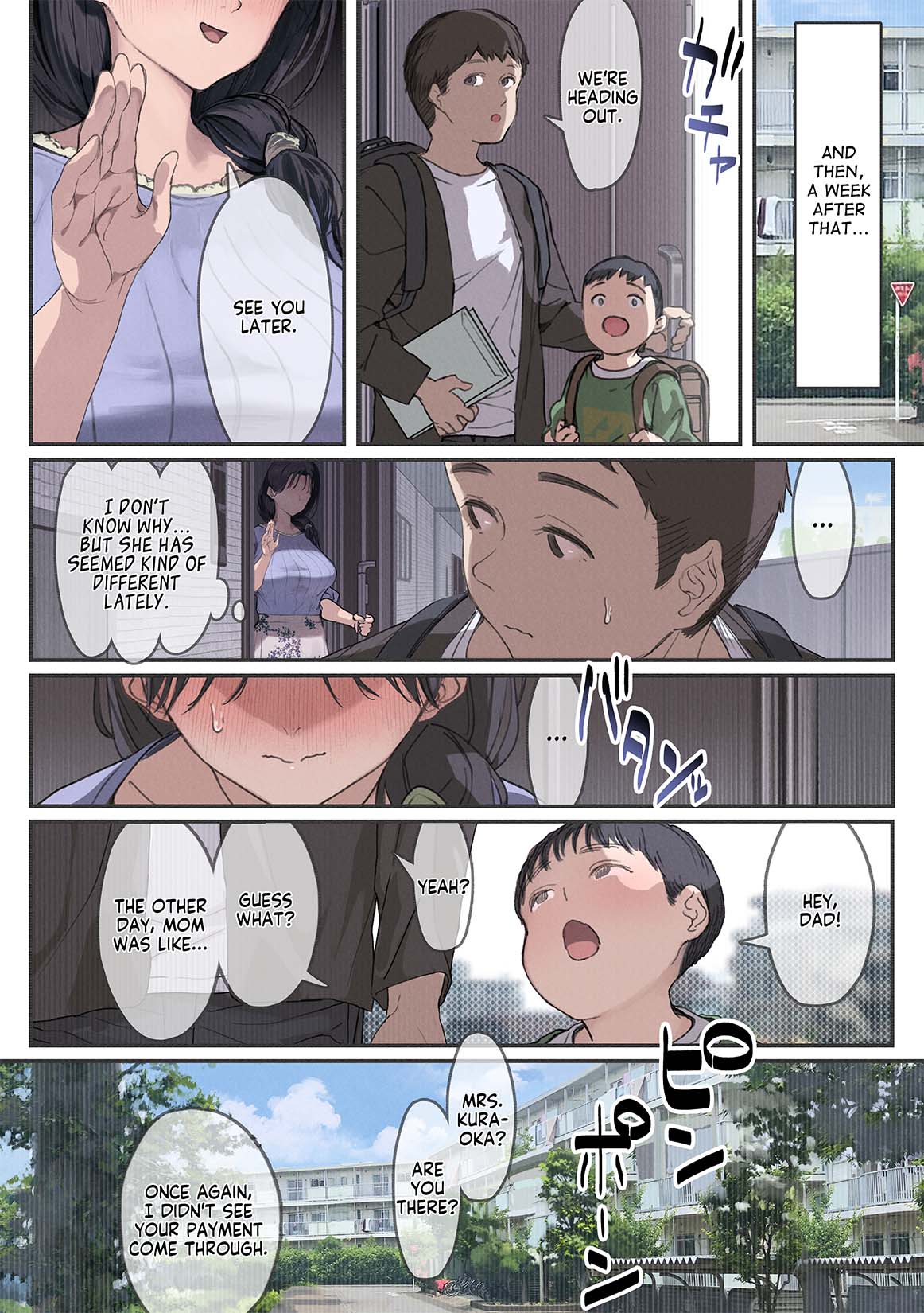 Kongetsu no Yachin ga Haraemasen. [Hinkon Hitodzuma Chifuyu] Danna ni Naisho de Ooya-san no Aijin ni Narimashita. - Page 65